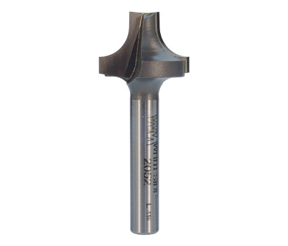 2 Flute carbide tipped Whiteside 2052 plunge cutting roundover router bit with 6.35mm radius (1/4