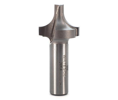 2 Flute carbide tipped Whiteside 2058 plunge cutting roundover router bit with 9.53mm radius (3/8