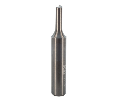 1 Flute solid carbide Whiteside SC02 straight cut router bit for traditional high quality joinery finish. The advantage of solid carbide straight cut router bits is the plunging ability of the bits. 1/4