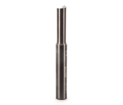 1 Flute solid carbide Whiteside SC06 straight cut router bit for high quality joinery finish. The advantage of solid carbide straight cut router bits is the plunging ability of the end mill. 1/4