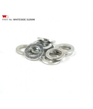 Whiteside 31250W flat washer pack for slotting cutter, tongue and groove, stile and rail, cutter assembly. Flat washer thickness of 1.59mm (1/16