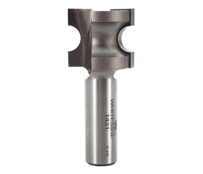 2 Flute carbide tipped Whiteside 1431 half round bullnose router bit with 4.76mm (3/16