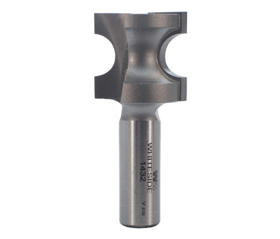 2 Flute carbide tipped Whiteside 1432 half round bull nose router bit with 6.35mm (1/4