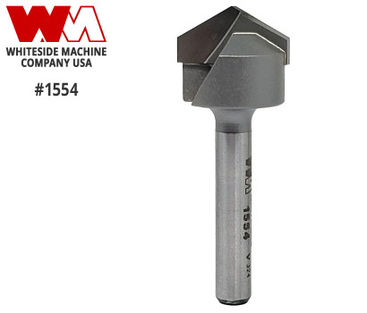 Whiteside 1554 V-Groove 120 degree router bit