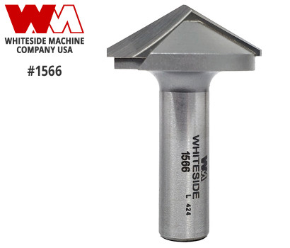 Whiteside 1566 V-Groove 120 degree router bit