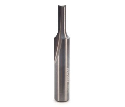 2 Flute solid carbide Whiteside SC09 straight cut router bit for traditional joinery quality finish. The advantage of solid carbide straight cut router bits is the plunging ability of the bits. 1/4