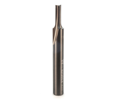 2 Flute solid carbide Whiteside SC09A straight cut router bit for traditional quality joinery finish. The advantage of solid carbide straight cut router bits is the plunging ability of the end mill. 1/4