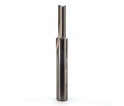 2 Flute solid carbide Whiteside SC10A straight cut router bit for traditional quality joinery finish. The advantage of solid carbide straight cut router bits is the plunging ability of the end mill. 1/4