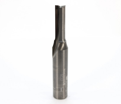 2 Flute solid carbide Whiteside SC22 straight cut router bit for high quality joinery finish. The advantage of solid carbide straight cut router bits is the plunging ability of the end mill. 1/2
