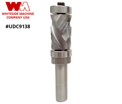 Whiteside 9138 ultra-long ultimate flush trim combination router bit