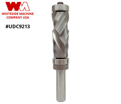 Whiteside UDC9213 ultra-long ultimate flush trim combination spiral router bit