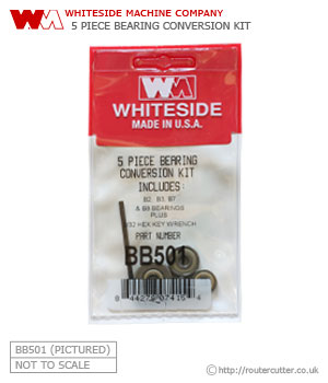 Whiteside 5 Piece Bearing Conversion Kit
