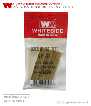 Whiteside 9800 Brass Height Gauges 