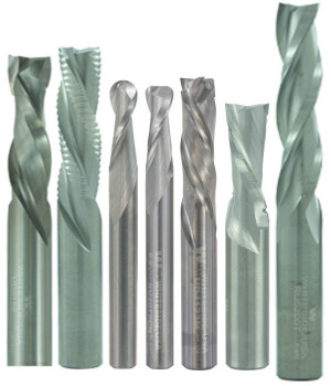 Solid Carbide Imperial Shank Spiral Router Bits