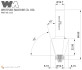 Whiteside 2325 Edge Bevel 15 Degree Chamfer Router Bit