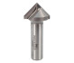 Whiteside 1506 v-groove bits are machined in the USA. Made from industrial grade micro grain tungsten carbide. Available v-grooving router bits in 90 degree and 60 degree. V-point router bits are used extensively in CNC carving and engraving.