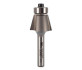 2 Flute tungsten carbide tipped Whiteside 2300 edge bevel router bit with 15 degree cut angle. Whiteside 2300 is ball bearing guided and designed form veneer and laminate edge trimming.